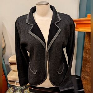 Ripe maternity coco knit jacket in charcoal gray. Size XL, new with tags